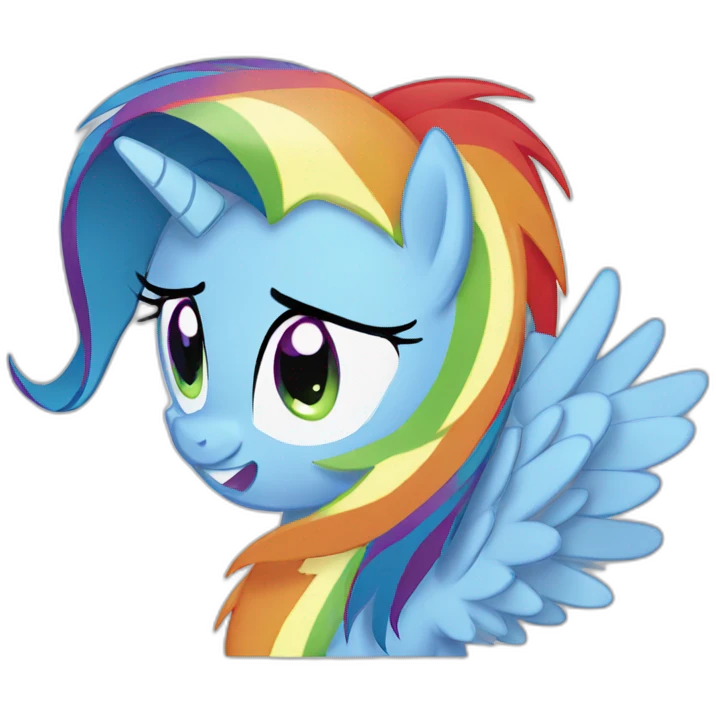 Rainbow dash emoji
