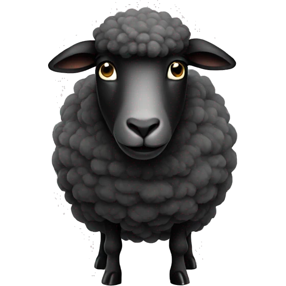 black sheep  emoji