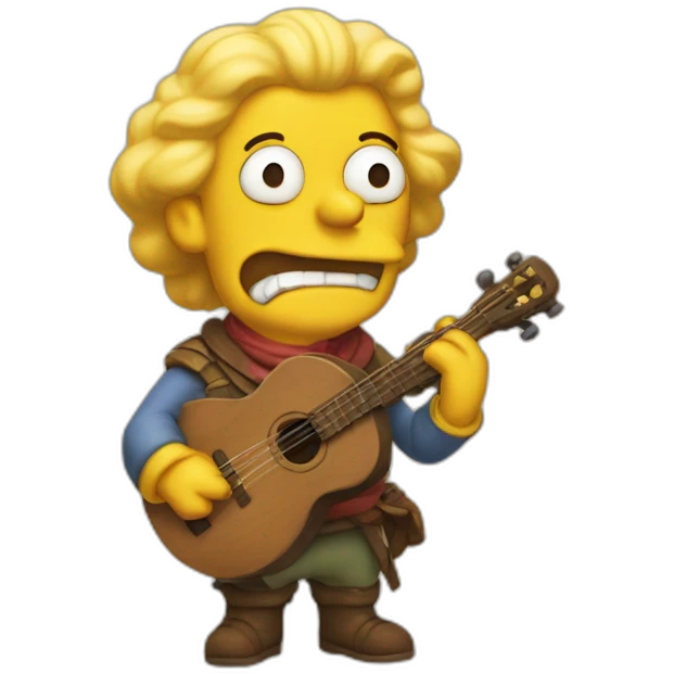 bard simpson emoji