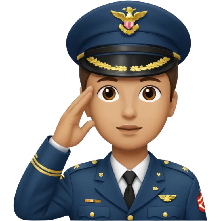 soldier saluting emoji