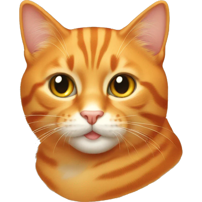 Orange cat emoji