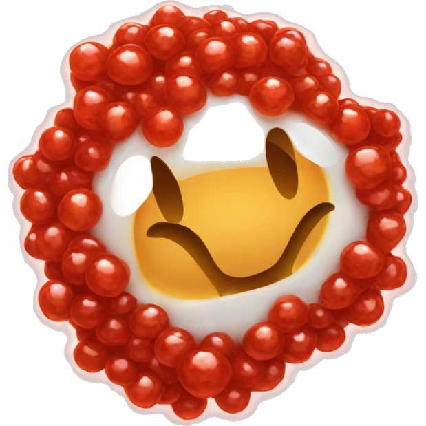 Red caviar  emoji
