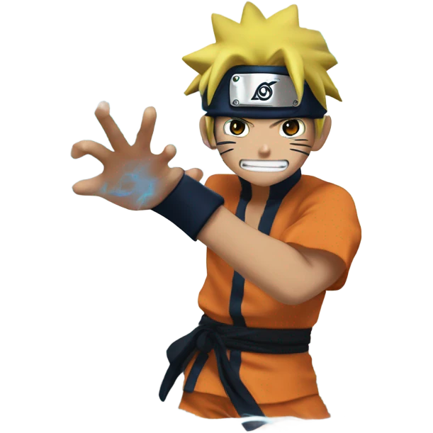 Naruto making rasengan  emoji