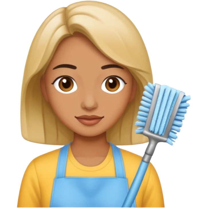 trudy piper cleans emoji