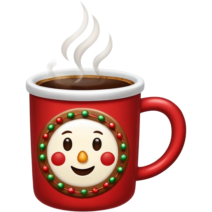 christmas coffee emoji