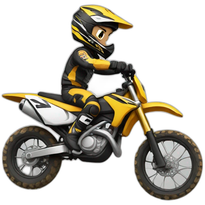 Moto cross emoji