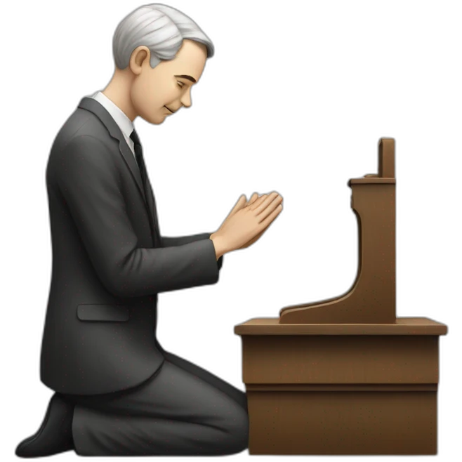 praying to Alan Turing emoji