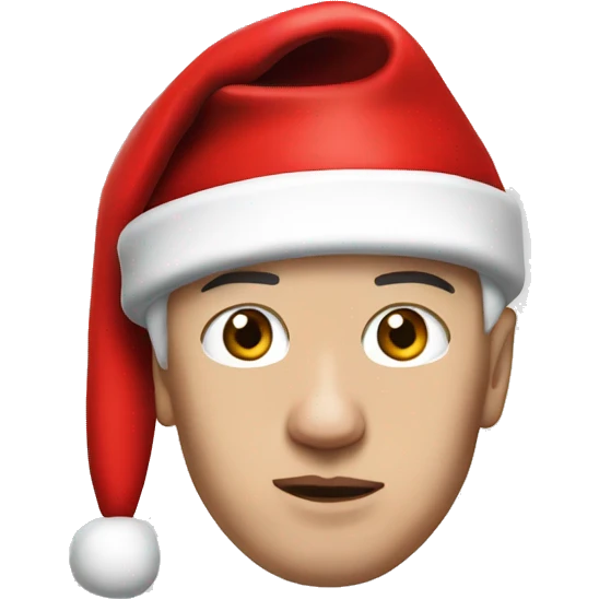 eminem with santa hat emoji