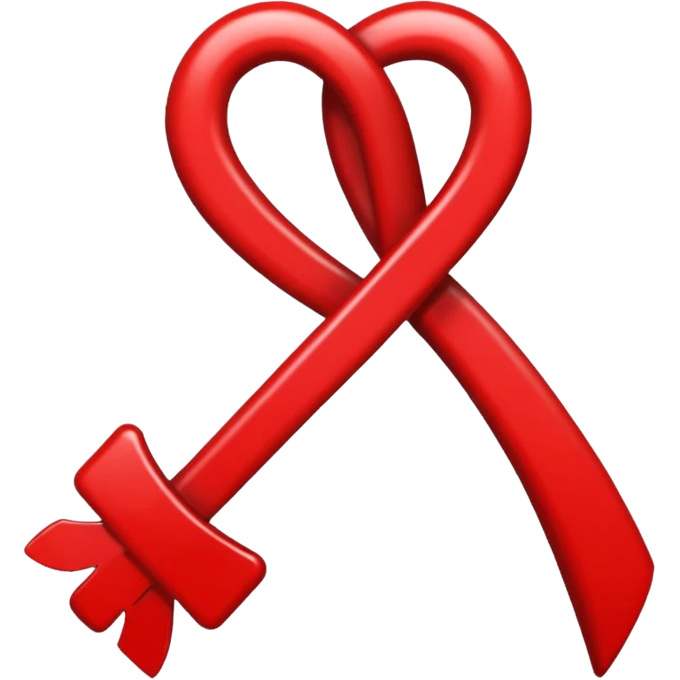 Dunkelrote schleife emoji