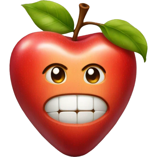 heart apple emoji