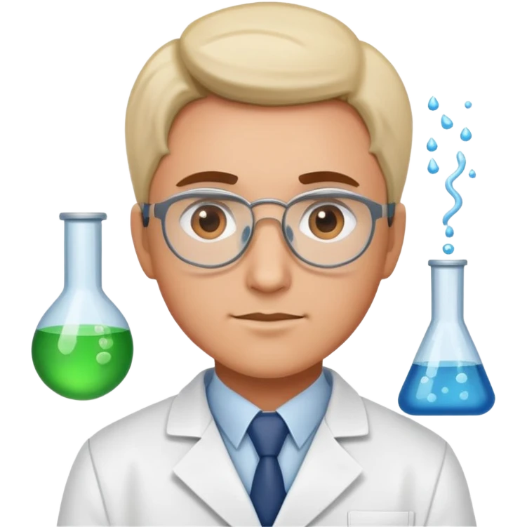 scientist realistic emoji