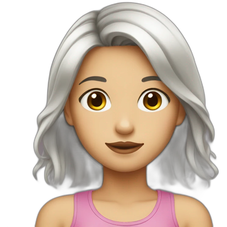 Girl a poile emoji