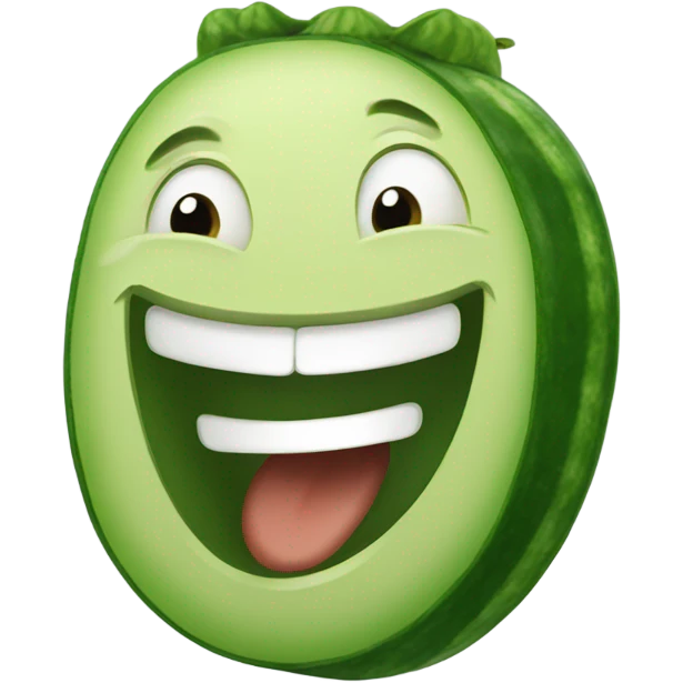 cucumbers laughing  emoji