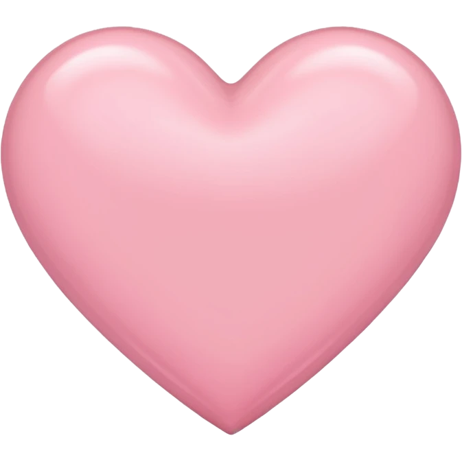 Light pink heart emoji