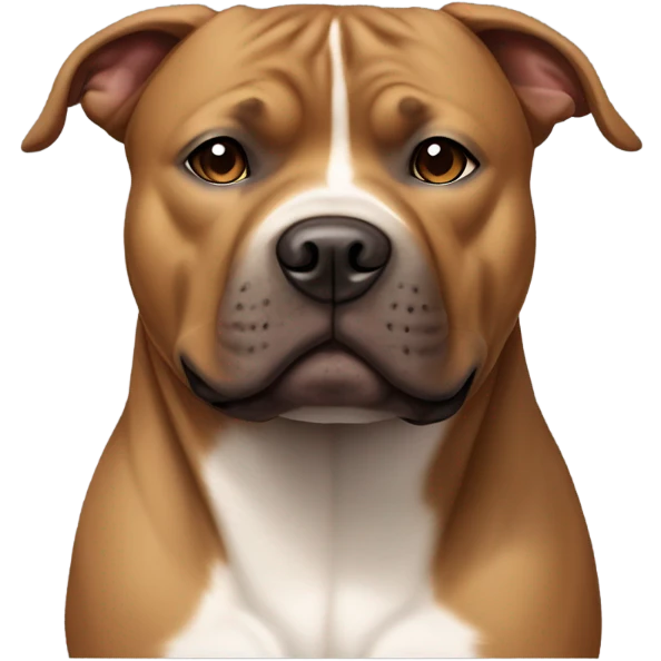 Light Brown Staffordshire bull terrier emoji