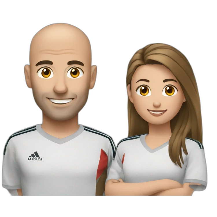 Zizou et ania emoji
