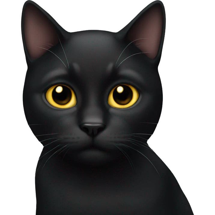 Black cat emoji