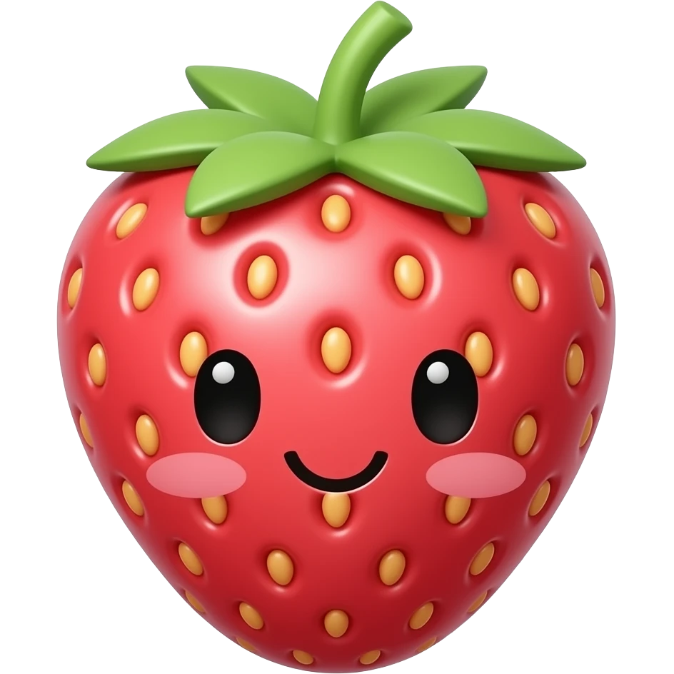 Kawaii fresa emoji