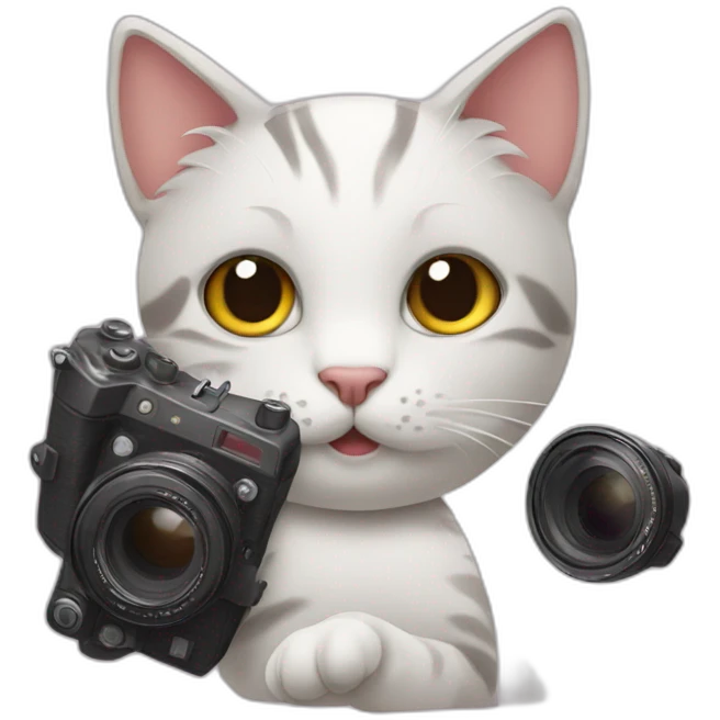 cat with camera emoji