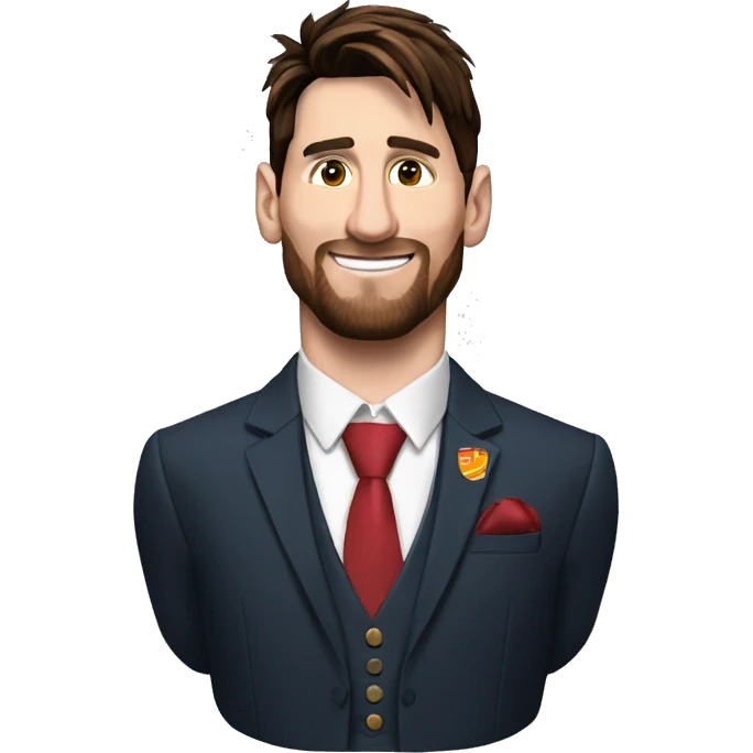 Portekiz formalı Lionel Messi emoji