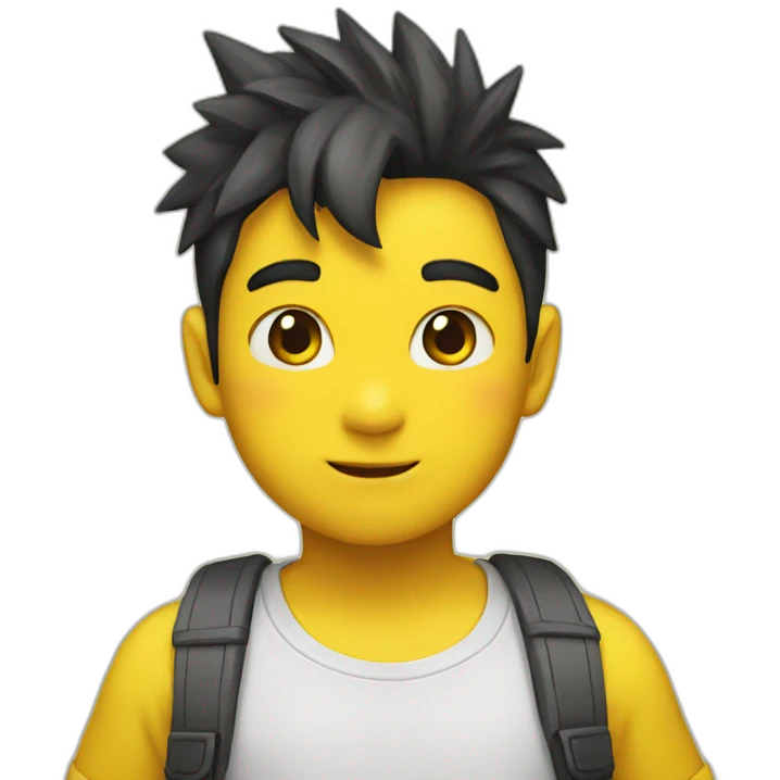 Human pikachu emoji
