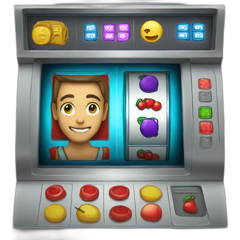 Human slot machine emoji