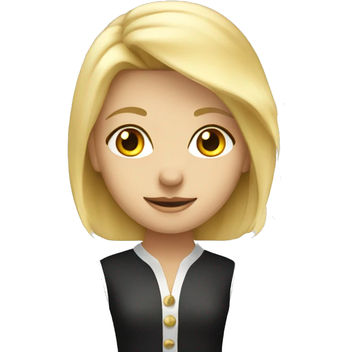 Blonde playing chess  emoji