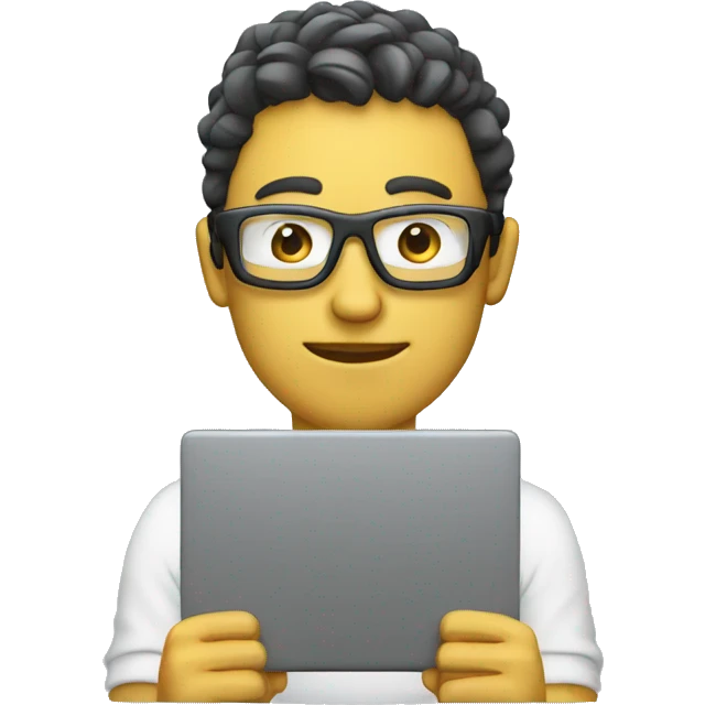 cybersportsman with laptop emoji