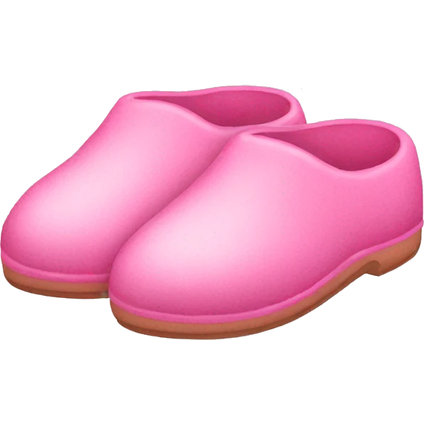 Pink slippers emoji
