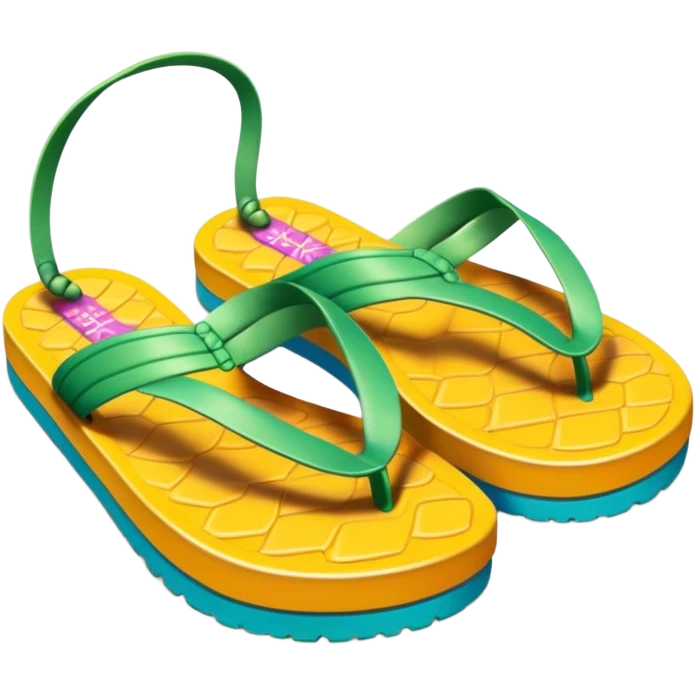 Centipedes with flip-flops emoji