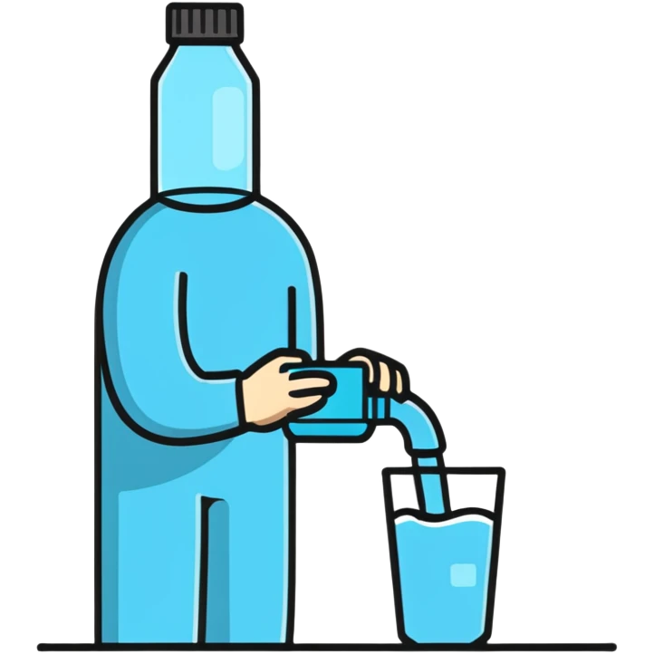 drinking water emoji
