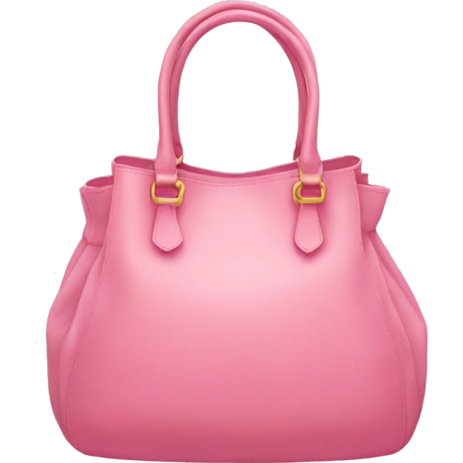pretty pink bag  emoji