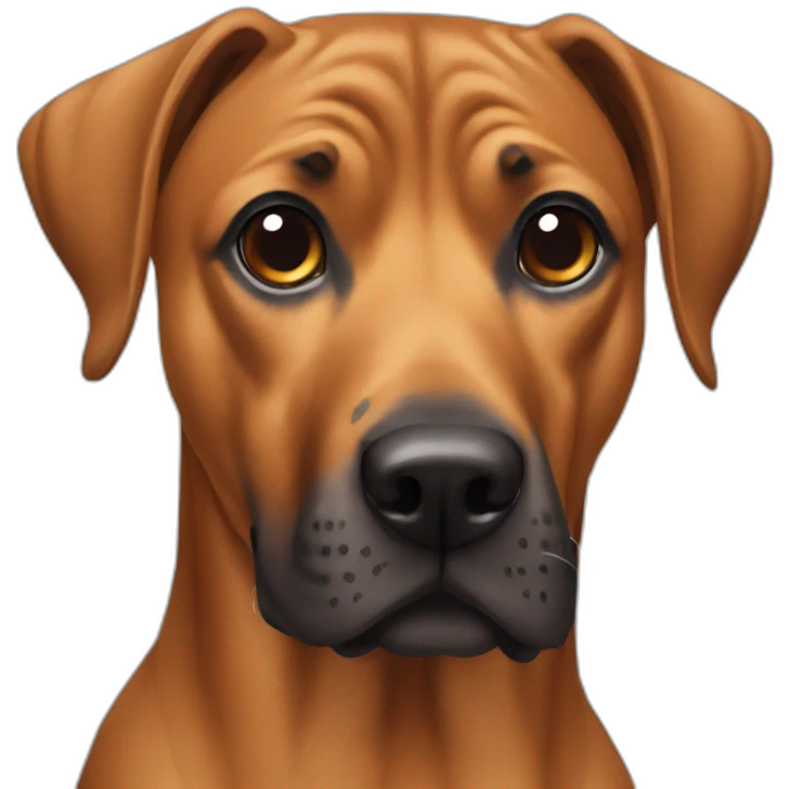 ridgeback dog emoji