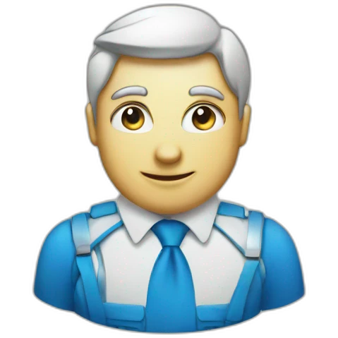 Certification instagram bleu emoji