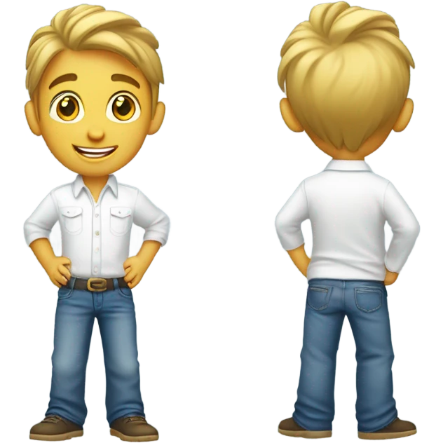 Clean boy emoji
