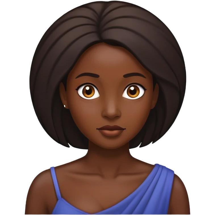 dark beauty looking back emoji