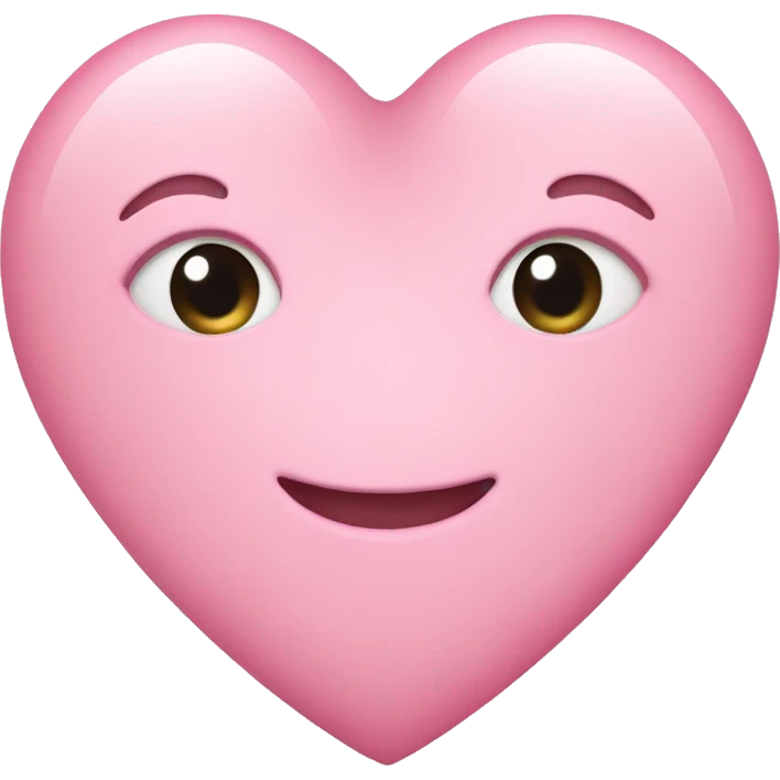 Light pink heart  emoji