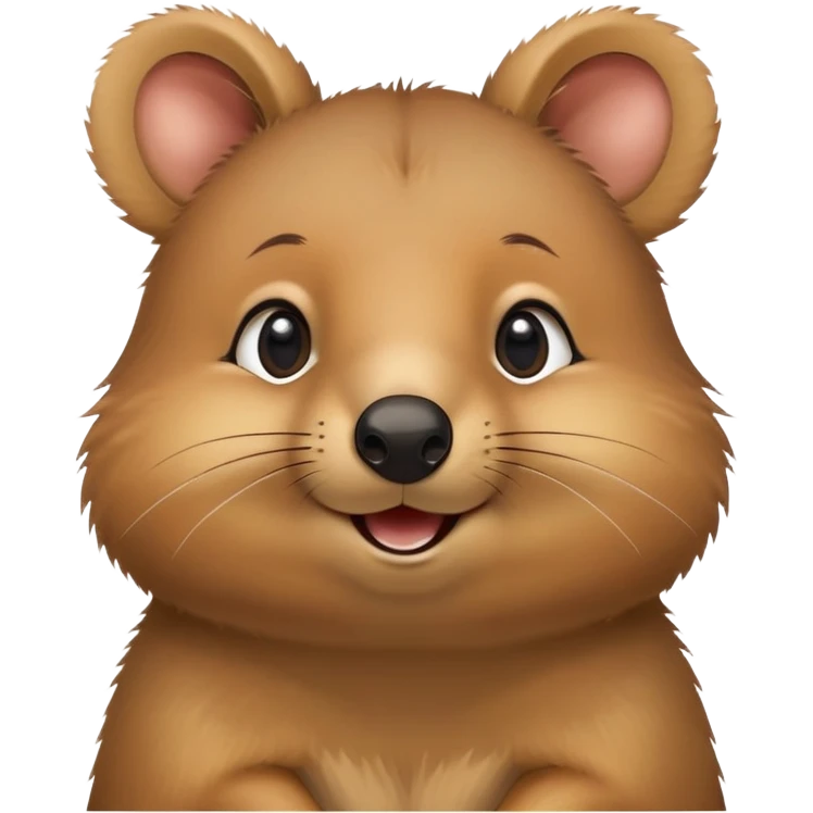 cinematic-quokka-realistic-full-body-standing-emoji,-small-round-frame-balanced-on-tiny-strong-hind-legs,-fluffy-brown-fur-radiating-a-warm-softness,-big-round-eyes-filled-with-joy-and-innocence,-tiny-clawed-paws-held-close-to-chest,-cheerful-smile-exuding-endearing-happiness,-simplified-yet-realistic-focused-features,-highly-detailed,-glowing-with-a-sunny-warmth
cinematic-cute-smiling-quokka-portrait-emoji,-head-tilted-playfully-and-inquisitively,-featuring-a-fluffy,-round-face-with-a-naturally-cheerful-grin-and-bright,-sparkling-eyes-full-of-playful-curiosity,-simplified-yet-irresistibly-adorable- copy emoji