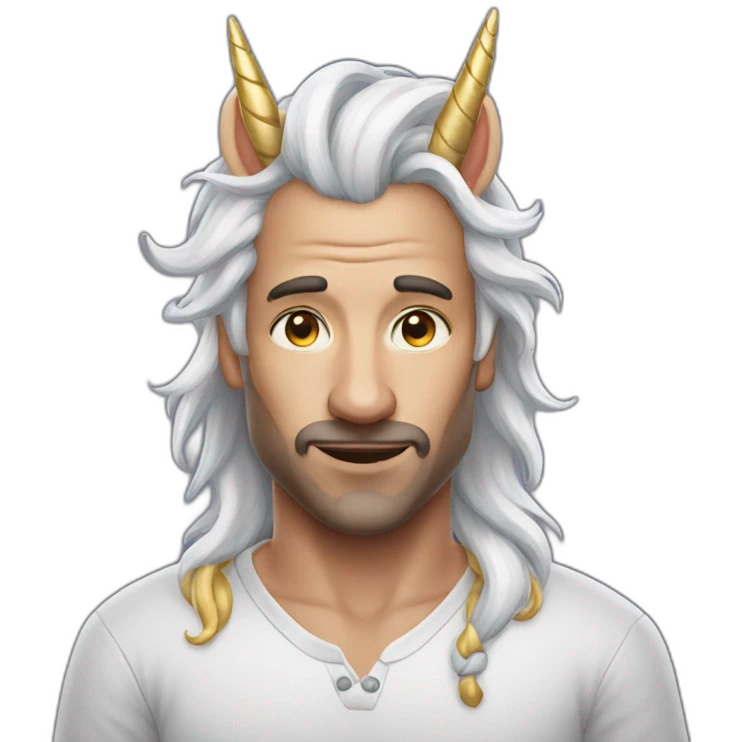 unicorn man emoji