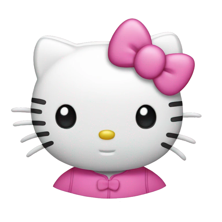 pink hello kitty emoji