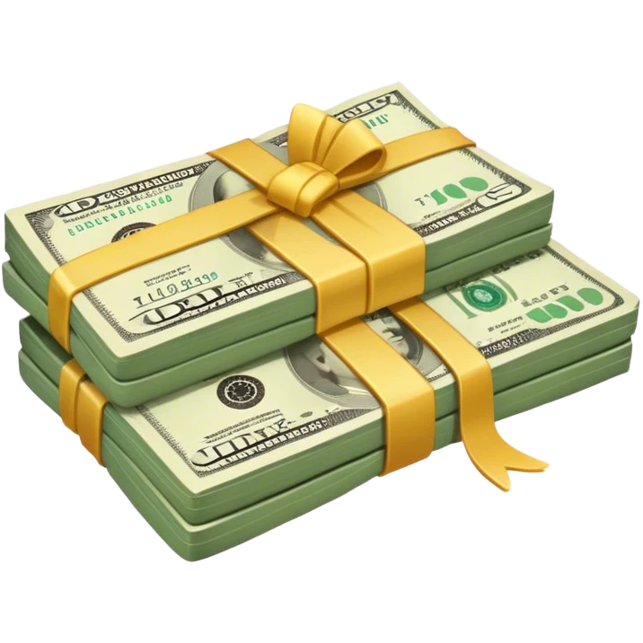 a bundle of money emoji