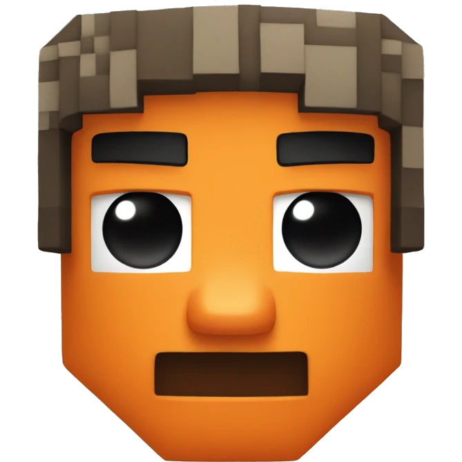 minecraft orange emoji