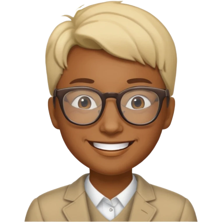 روحی که عینک زده و اکسسوری داره emoji