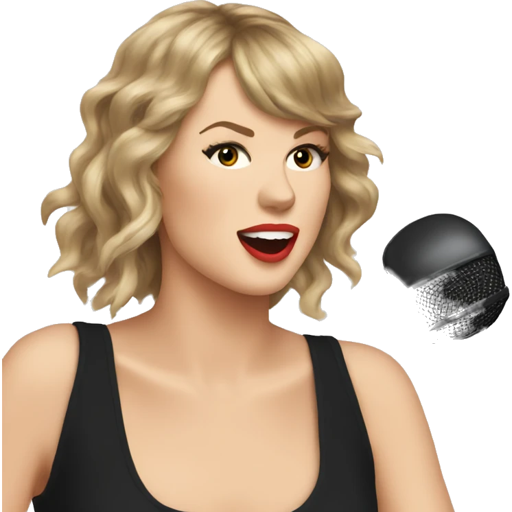 taylor swift singing emoji