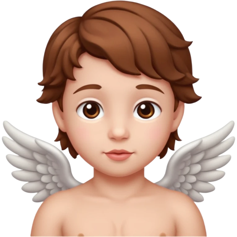 cupid heart brown hair emoji