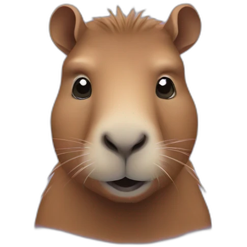 Purple capybara emoji