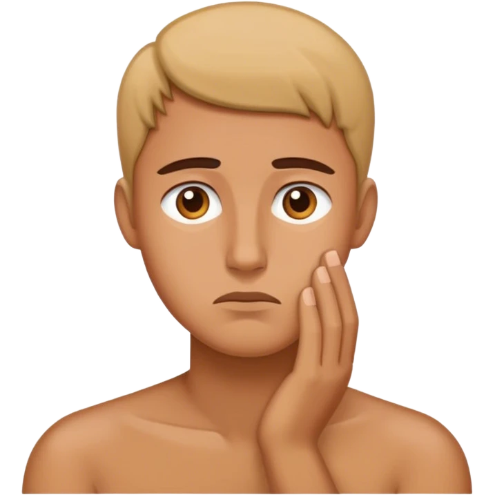 человек в своих мыслях  emoji