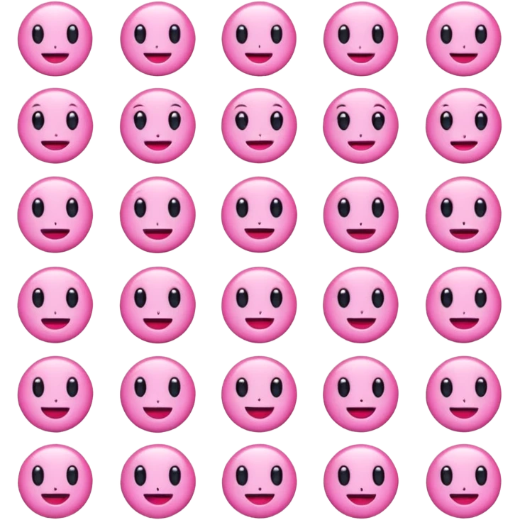 Pink emojis emoji