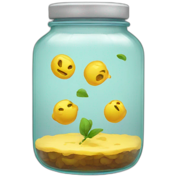 open glas jar emoji