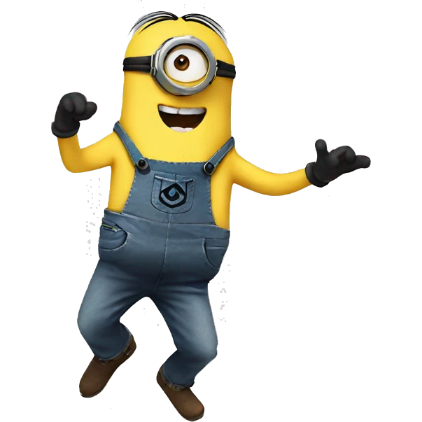 Minion dancing emoji